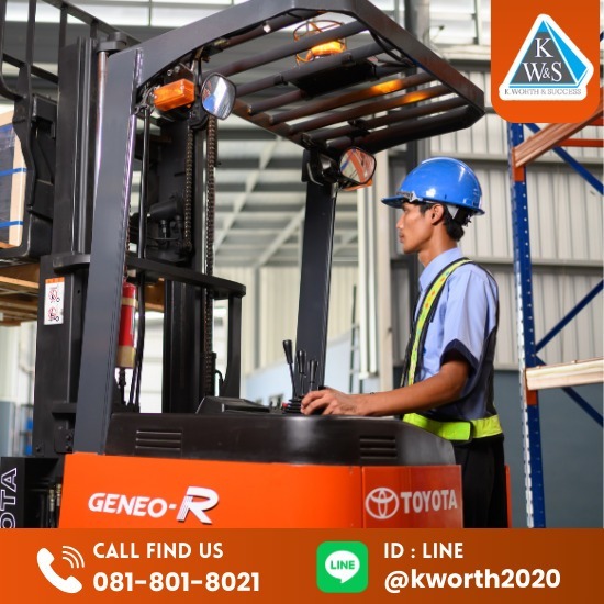 บริการซ่อมรถโฟล์คลิฟท์ไฟฟ้าแบบยืนขับ