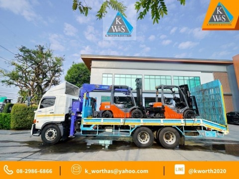 ขนส่งรถยกถึงโรงงานอุตสาหรรม